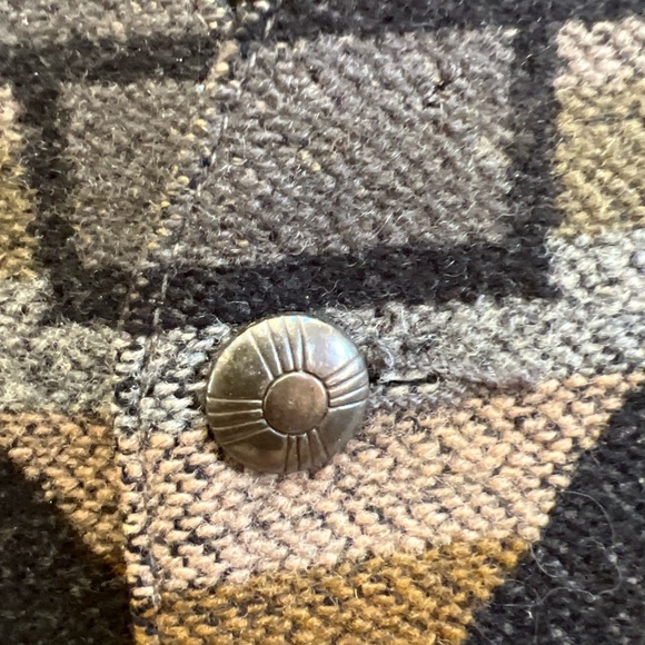 Vintage Pendleton Wool Western Vest XL USA Aztec Ranchcore Unisex - Picture 6 of 6